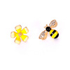 South Korean hypoallergenic goods, earrings, universal silver needle, accessory, silver 925 sample