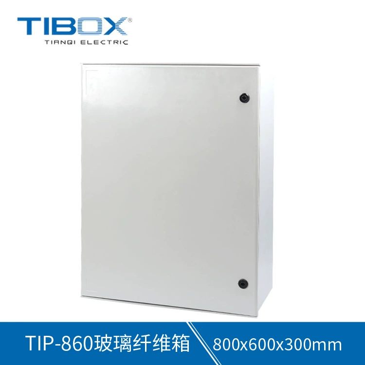 Распределительная коробка управления переключателем TIBOX Распределительная коробка из стекловолокна TIP-860 на открытом воздухе водонепроницаемая распределительная коробка распределения мощности
