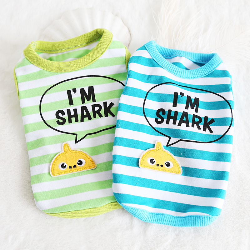 SHARK条纹背心