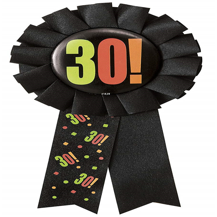 BIB9501BK Birthday Cheer 30th