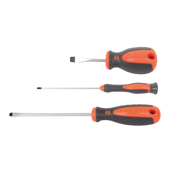 双色柄一字螺丝批SHEFFIELD/钢盾S0561033×100mm