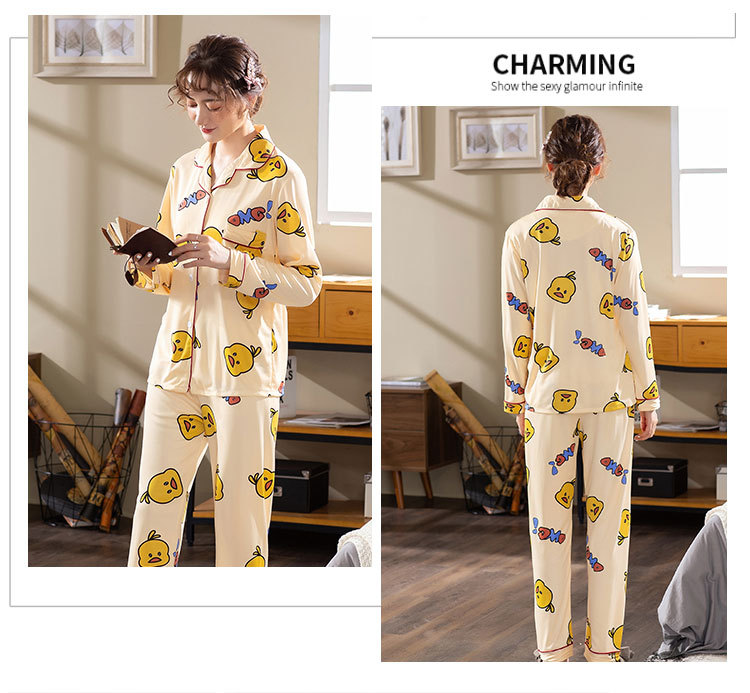 XNE-小黄鸭开衫长袖套装_10