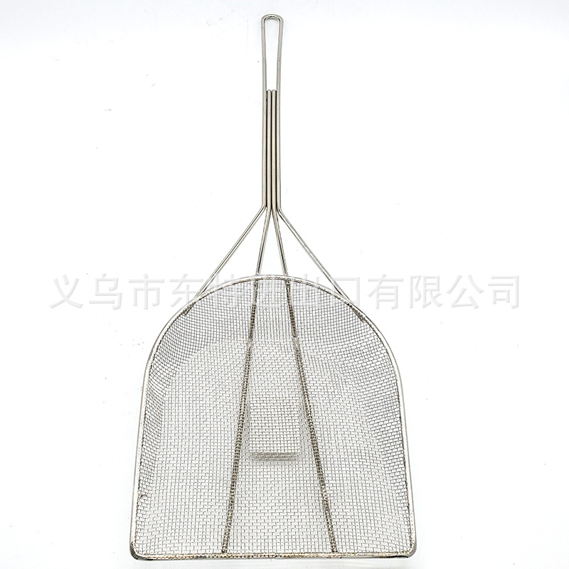Factory direct sales of stainless steel oil-frying baskets, American fast food, French fries, fried chicken, oil-draining spatula, hamburger oil-draining baskets detail image 16