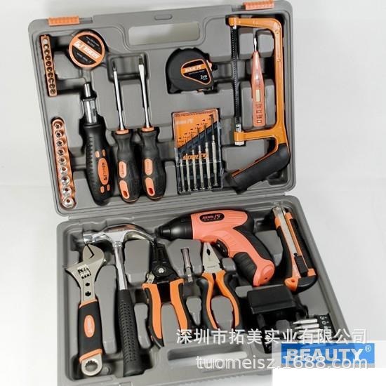 圣德保罗/五金工具箱/52件家用工具组合套装SD-012-A