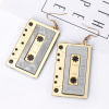 Fashionable universal earrings, European style, suitable for import, city style, simple and elegant design