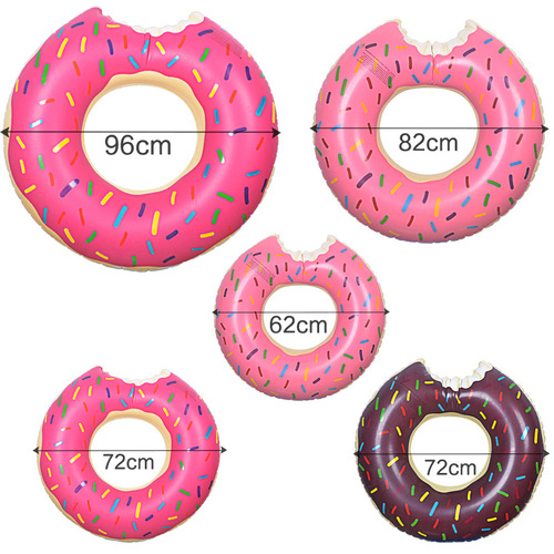 Donut swimming ring, extra large 120CM extra thick inflatable lifebuoy seat