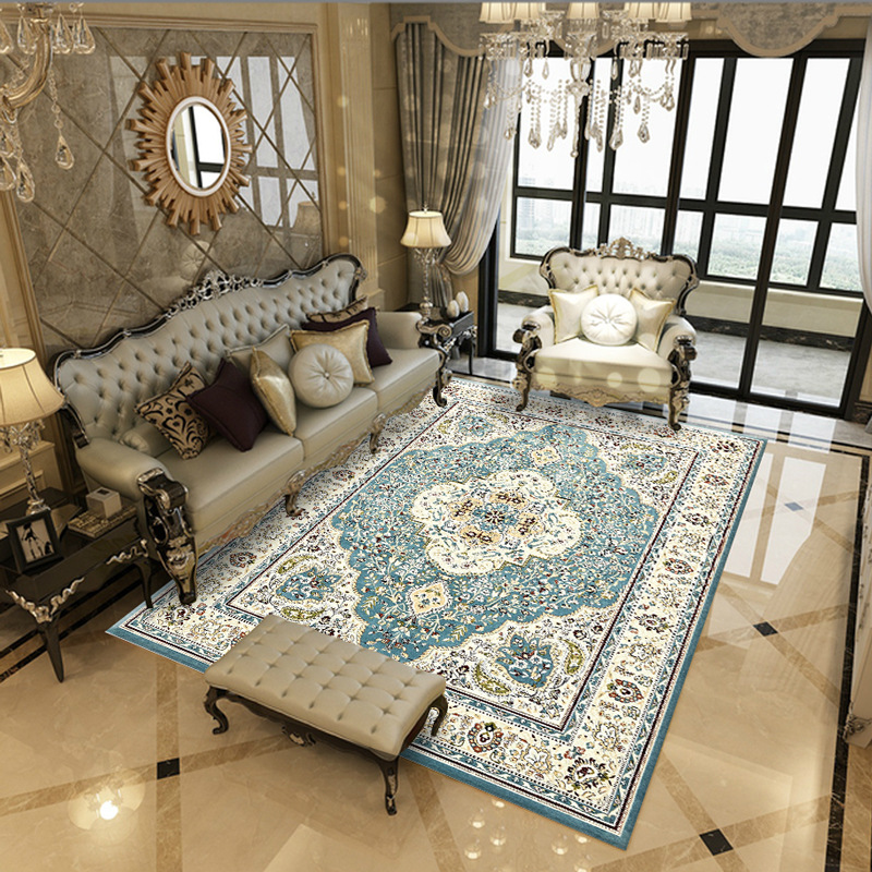 Modern ethnic carpet for living room, furniture, ethnic style, washable 2