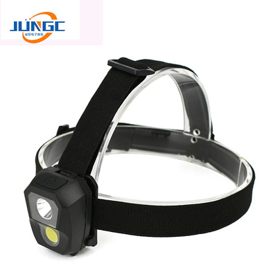 3W Strong light Long shot Head mounted Work Lights Fourth gear COB Headlight Night fishing Camping explore Wearing