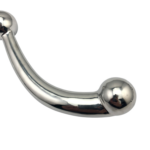 Stainless steel prostate bead massager, masturbation stick, anal plug, adult sex toy, hot-selling foreign trade product