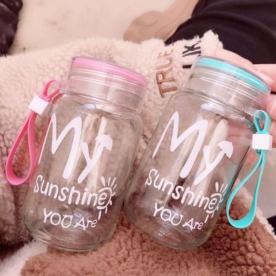 customized logo The opening advertisement Glass of water glass Push Gift ideas student children Drainage Will pin gift