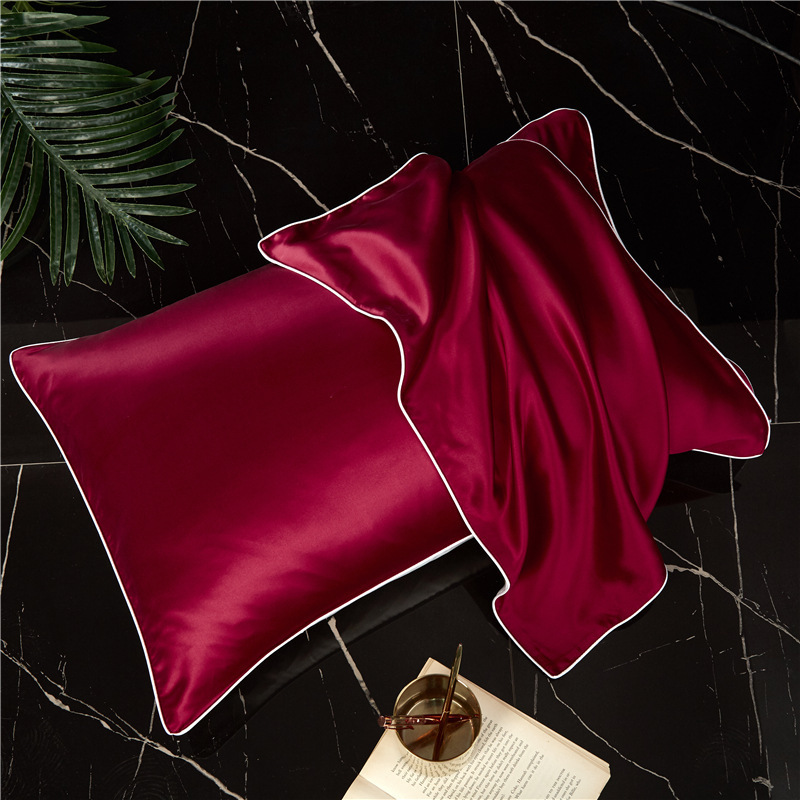 Authentic 19 MMI silk pillowcase single-sided mulberry silk pillowcase spot supply factory direct sales Authentic 19 MMI silk pillowcase single-sided mulberry silk pillowcase spot supply factory direct sales