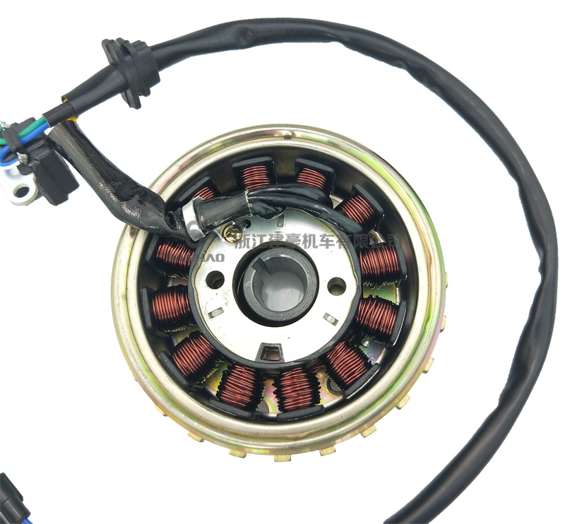 Main Unit Accessories for Scooter Gy6 Engine Parts, Electronic Fuel Injection Magneto Assembly, 23-Tooth Flywheel Coil
