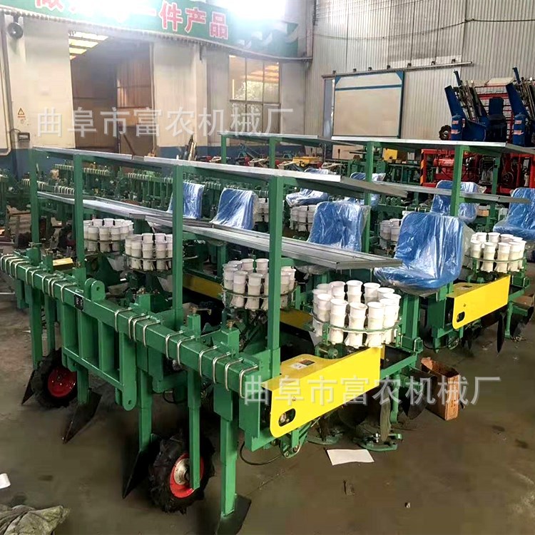 中药材移栽机 丹参赤芍黄芩苗种植机多功能药材移栽机株距可调