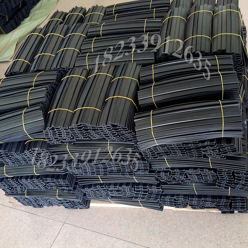 EPDM铝合金型材橡胶密封条轨道高铁地铁密封条卡入按压可截根