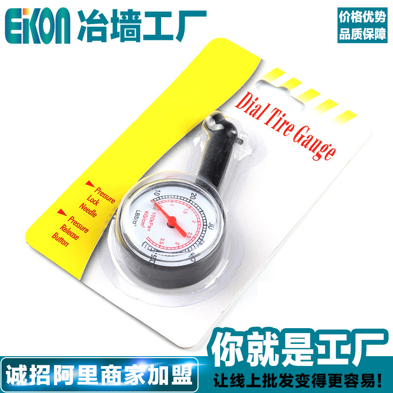 Mechanical High Precision Tire Pressure Table Tire Gauges Plastic tyre manometer Pressure gauge monitoring Emergency Packaging Matching