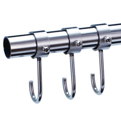 廠家直銷 25 32不鏽鋼圓管掛鈎 晾衣杆防風鈎 曬衣架串鈎 4#套鈎