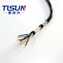 泰來興電纜 CE認證 PUR-CY 7芯0.5平方 PU護套 耐磨耐酸鹼 屏蔽線