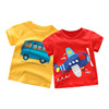 Tide, short sleeve T-shirt for boys, children's top, long-sleeve, with short sleeve