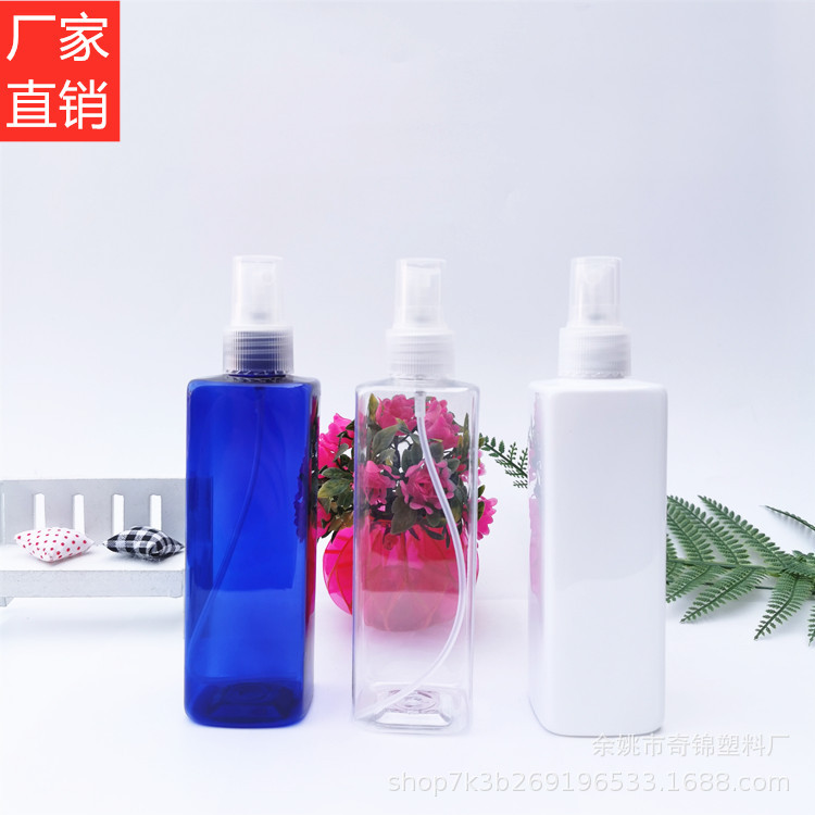 250ml毫升方瓶喷雾瓶香水瓶卸妆水花露水爽肤水啫喱水瓶美容美发