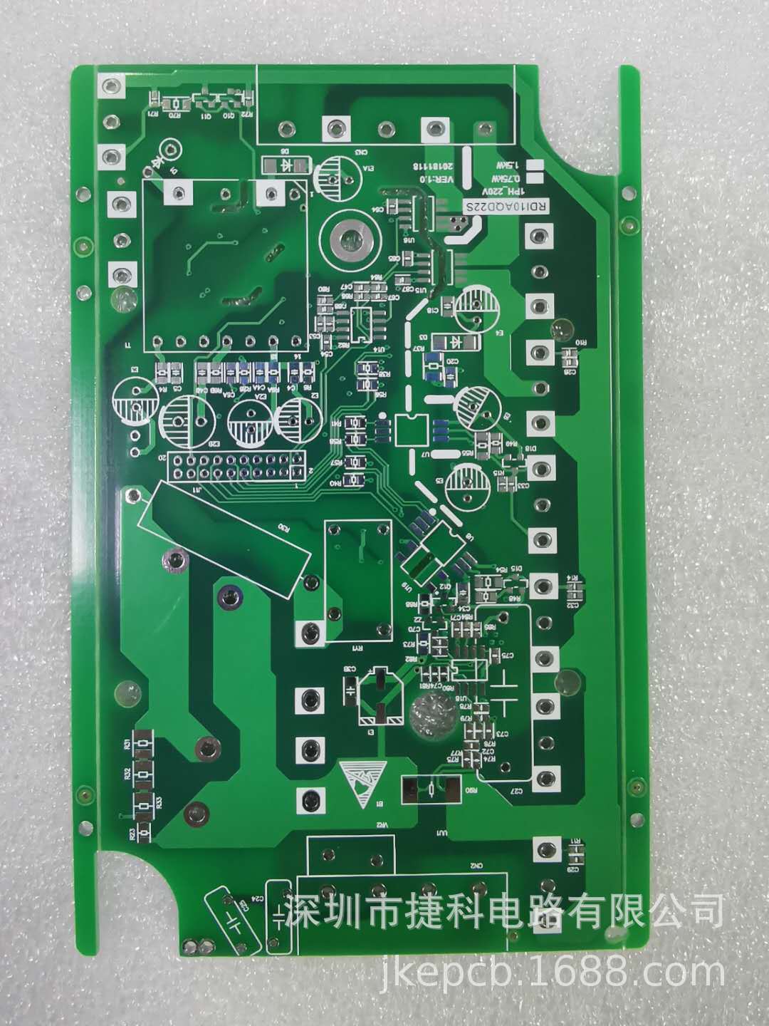 刚性建涛FR-4双面厚铜板5OZ电路板沉金1麦V0玻纤布基PCBPCB电路板