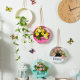 Nordic INS Plastic Wall Hanging Flower Basket Living Room Indoor Bedroom Dining Room Wall Decoration Creative Balcony Pendant Hanging