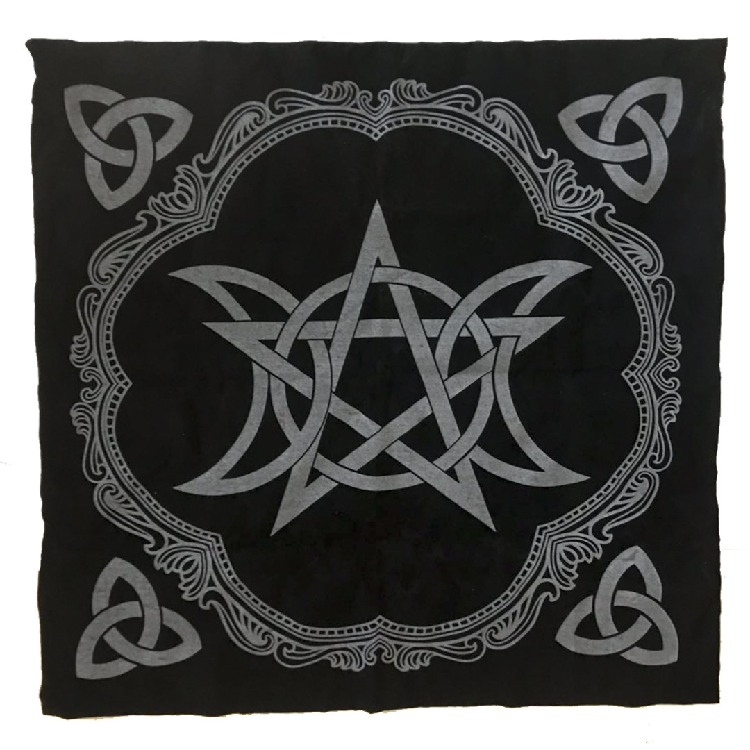 Triple Moon Pentagram Altar Cl