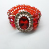 Crystal, elastic bracelet, accessory natural stone, with gem, wholesale