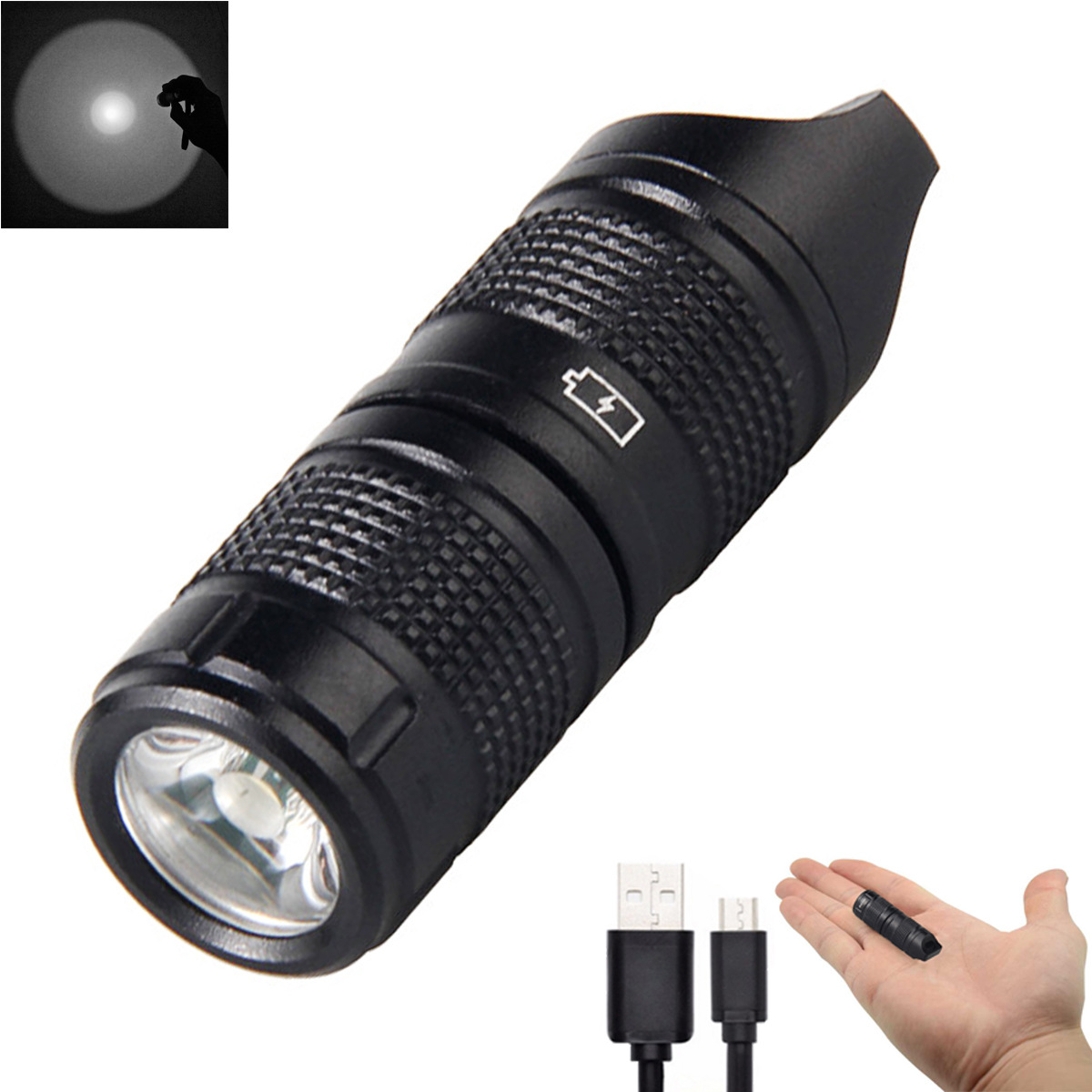 Lampe de survie 3W - batterie 80mAh - Ref 3400329 Image 1