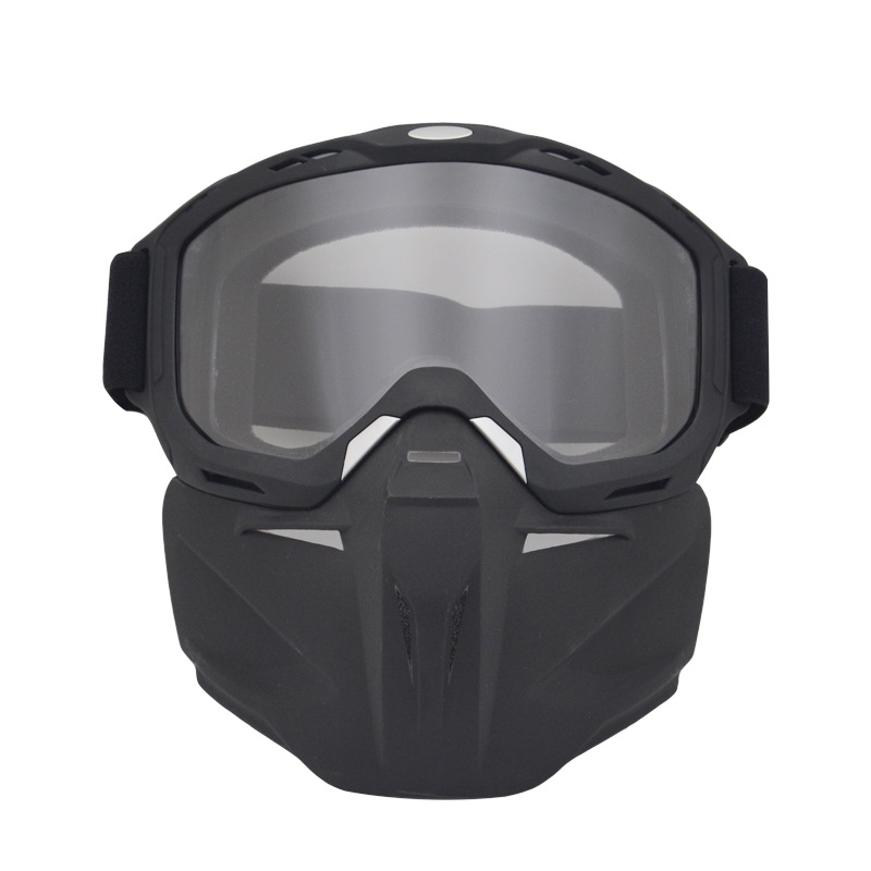 Retro protecting glasses, racing car for cycling, off-road tactics windproof mask 5