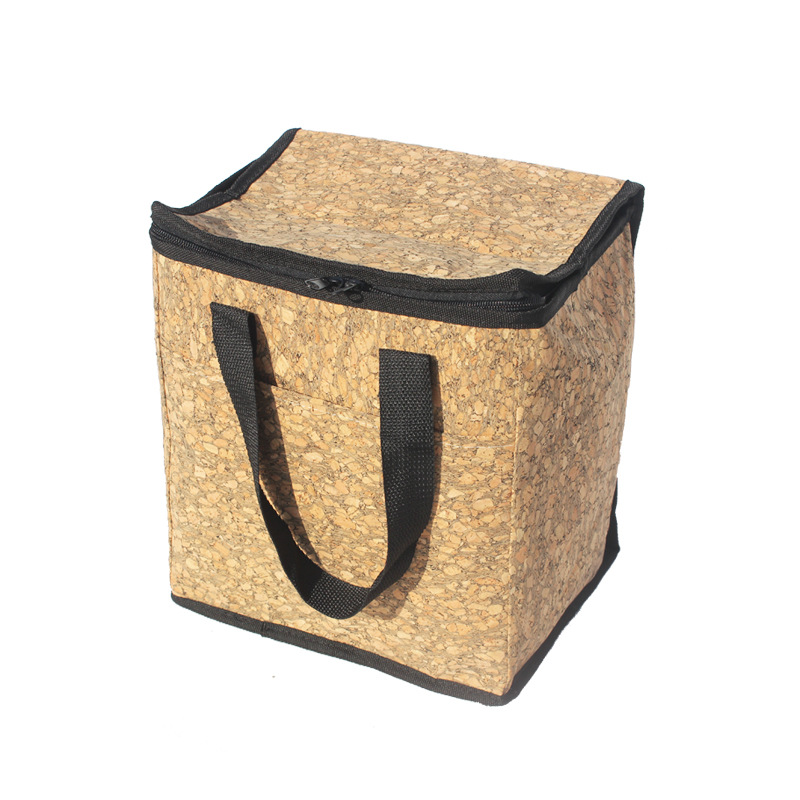 厂家定制 软木革 保温包外卖食品保鲜冰包无纺布保温袋定做logo