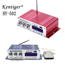 HY502小功放机USB插卡显示收音小型功放机MP3电脑桌面功放