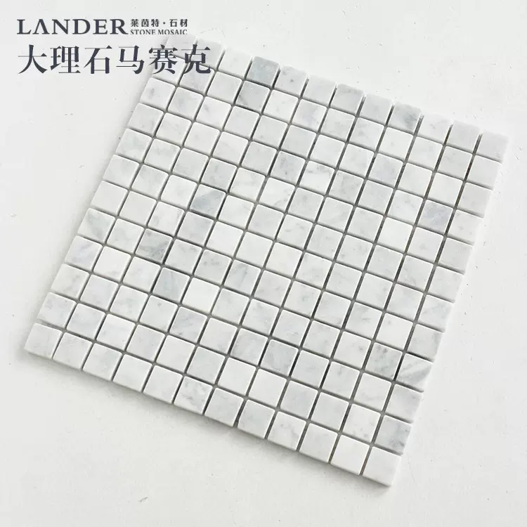 工厂批发 大理石马赛克 卡拉拉白色淋浴房地砖厨房墙砖抛光面
