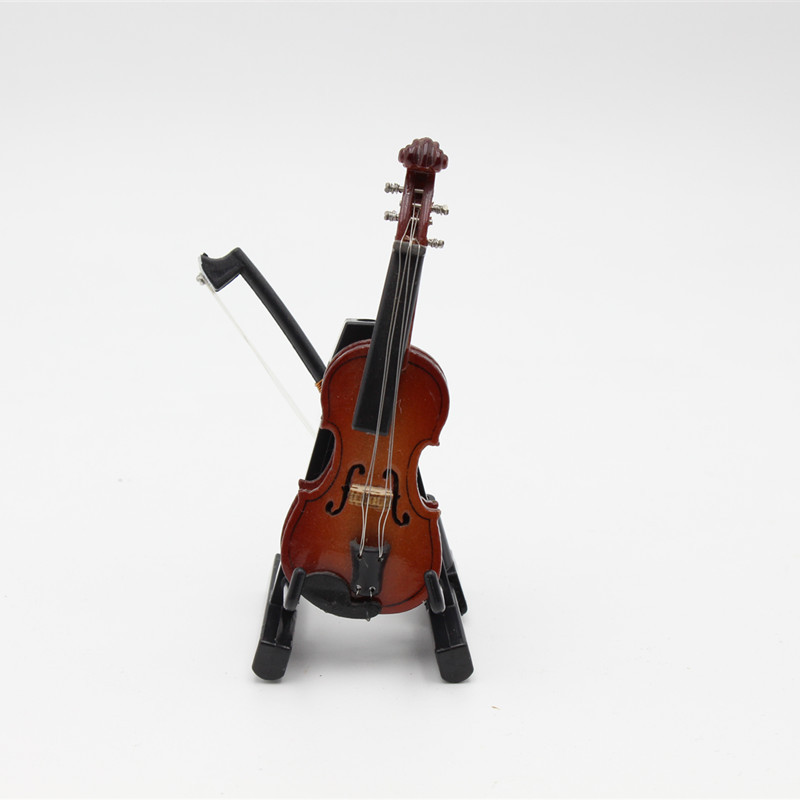violin-display-complete-with-stand-bow-and-box---metal-and-wooden-decorative-musical-instrument-display