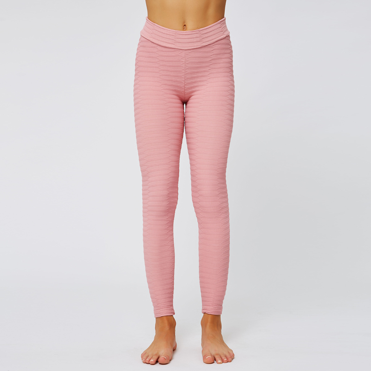 Pantalones de yoga de secado rápido ajustados para levantamiento de cadera NSNS23588