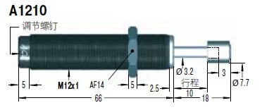 ACE美国可调油压液压缓冲器吸震器A1210