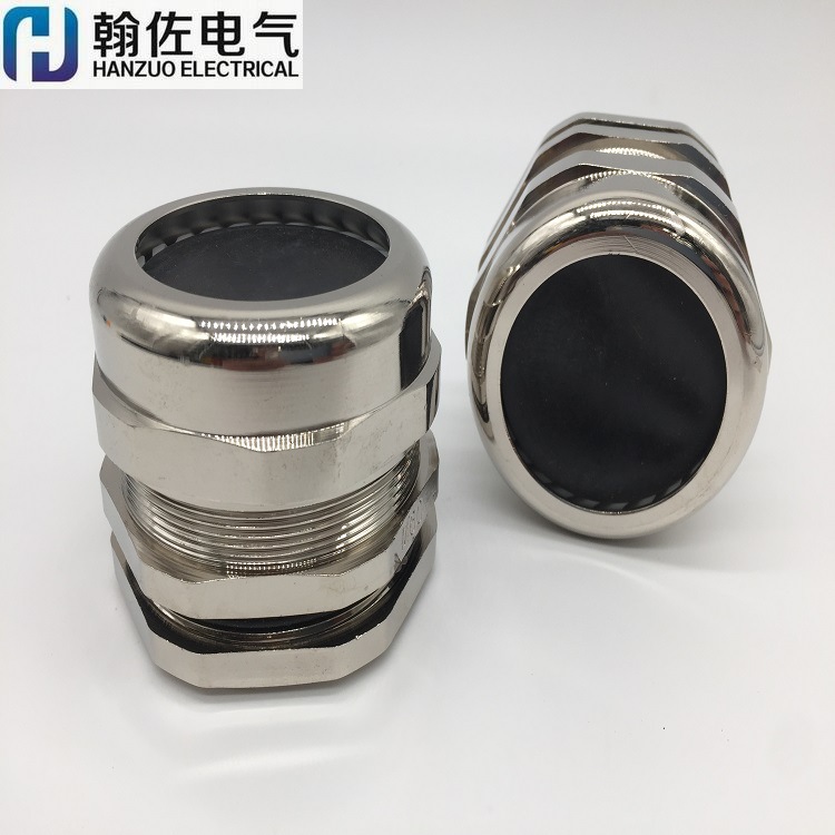 大口径金属电缆葛兰 M80*2防水固定头通径60mm 线缆出线安装接头