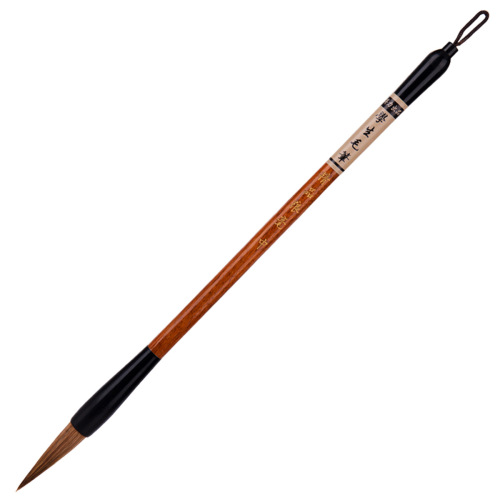 Deli 6581 student brush medium wolf hair brush suitable for primary school students calligraphy practice pen