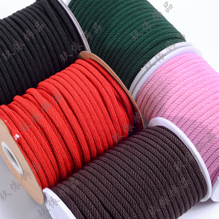 Red and black Milan Cord Bracelet Rope necklace Jewellery 3mm4 millimeter DIY Jewelry rope