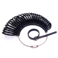 工廠直銷亞馬遜手寸測量工具鋅合金戒指圈指環測量手指大小測量圈