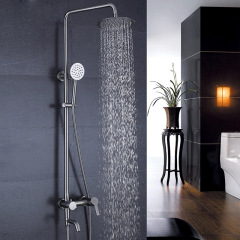 Stainless steel shower set 304 stainless steel rain shower set Three-speed boosted water-saving shower set