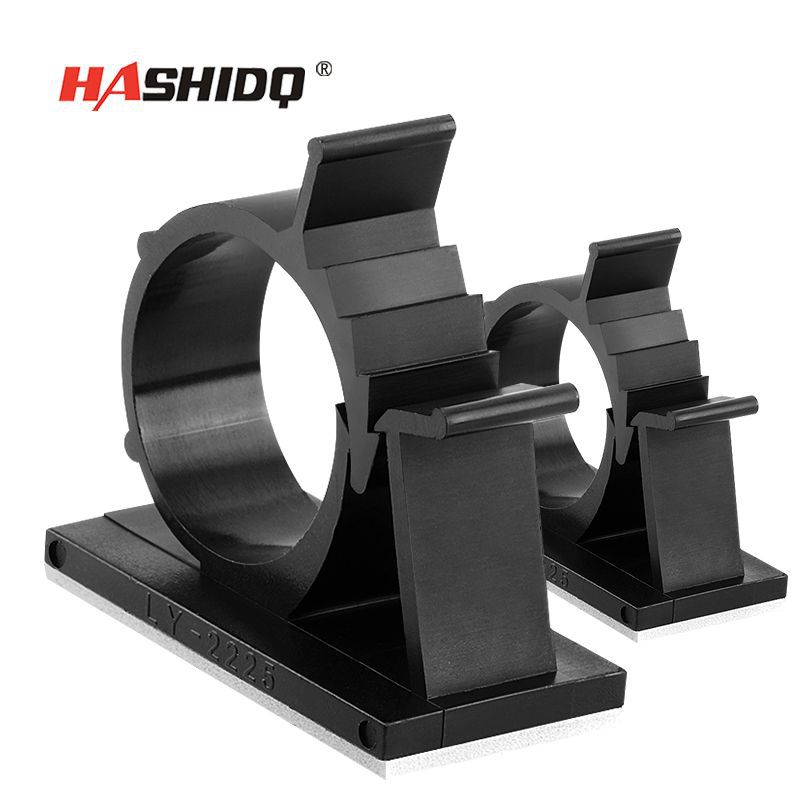 自粘可调式固定座LY系列粘式背胶理线夹卡扣束线免打孔厂家直销