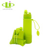 Manufacturer cross -border silicone water bottle outdoor sports kettle creative folding water cup Soft Water Bottle