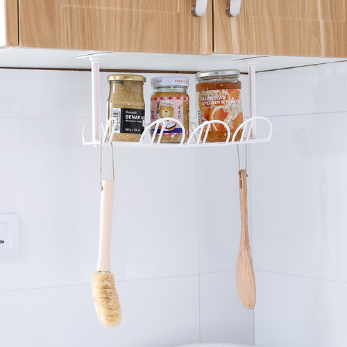 2453 Under-the-table power cord plug-in rack, cord board compartment, hanging basket, layered rack, plug-in board storage rack