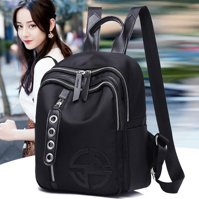 2019新款雙肩包 戶外女士背包  單肩斜跨包