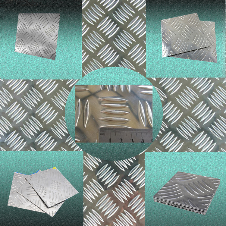 供应1060 3003 5052五条金合金防锈防滑花纹铝板 现货齐全