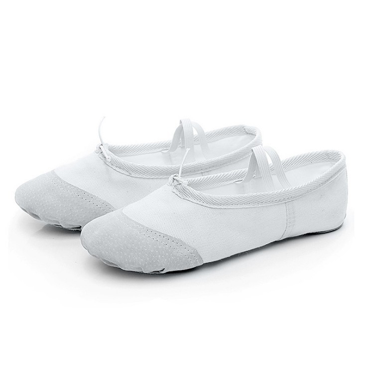 Zapatos de baile para niños de las mujeres de fondo suave práctica rojo blanco y negro gato garra zapatos carne Rosa baile niñas chino ballet