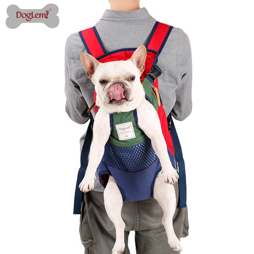 Internet celebrity pet backpack shoulder breathable canvas cat bag portable travel dog backpack factory direct sale