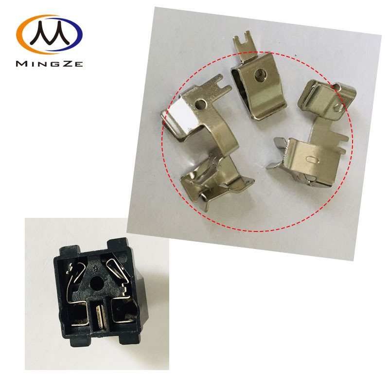 国标插座小5孔左右接地铜片