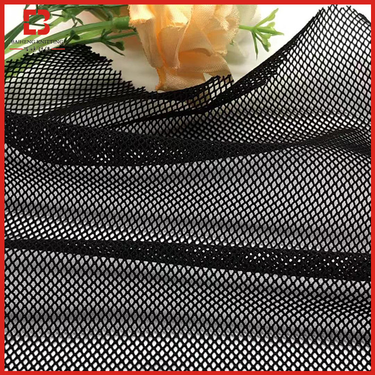 涤氨小四角 四面弹力菱形网布 假发网布 服装网布