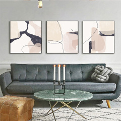 Modern Abstract Decorative Painting Living Room Sofa Background Wall Art, Simple Bedroom Hanging Art, Colorful Art for Sale